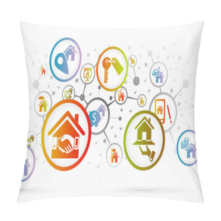 Personality  Real Estate Pillow Covers