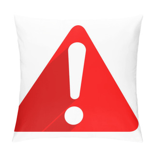 Personality  Exclamation Danger Sign Pillow Covers