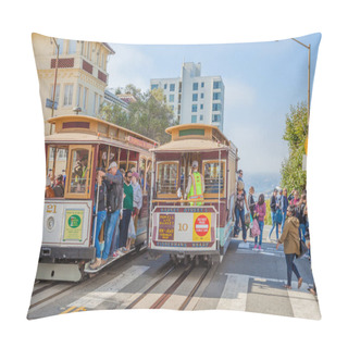 Personality  Lombard Street Stop Pillow Covers