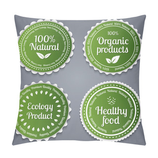 Personality  Food  Banner Vector Illustration   Pillow Covers