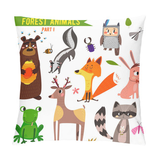 Personality  Woodland And Forest Animals Pillow Covers
