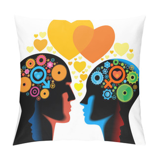 Personality  Man Woman Love Pillow Covers