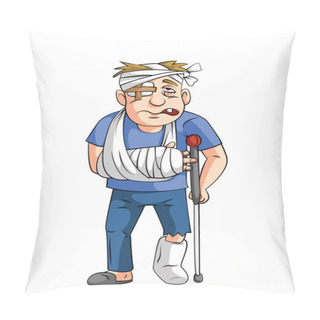 Personality  Accident Man Pillow Covers