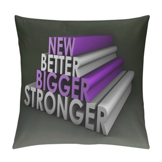 Personality  Bigger Better And Faster Pillow Covers