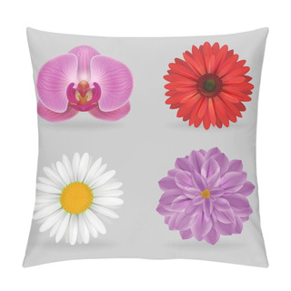Personality  Vibrant Multi Color Lovely Phalenopsis Orchid Flowers Pillow Covers
