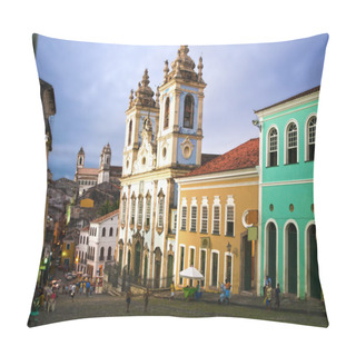 Personality  Rosario Dos Pretos Church In Salvador Of Bahia Pillow Covers