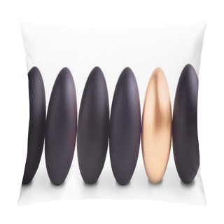 Personality  Success Symbol Concept With Gold Egg Pillow Covers