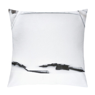 Personality  Snow-covered Car Windshield Pillow Covers