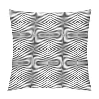 Personality  Seamless Pattern In Op Art Design. Textured Background. Pillow Covers