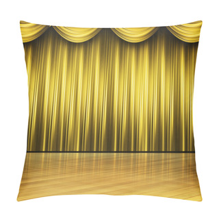 Personality  Gold Colored Stage Theater Pillow Covers
