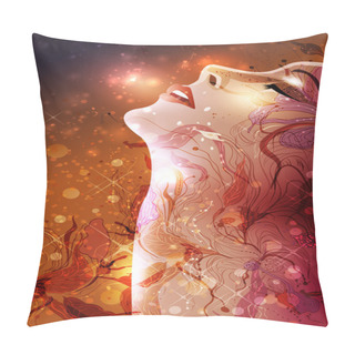 Personality  Abstract Woman Pillow Covers
