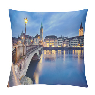 Personality  Cityscape Of Night Zurich, Switzerland Pillow Covers