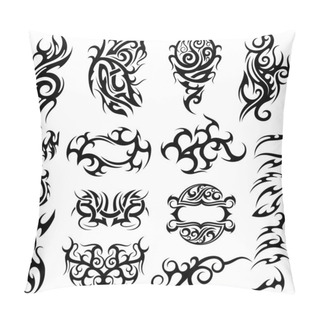 Personality  Tribal Tattoo Set Pillow Covers