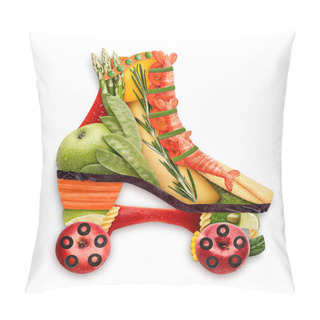 Personality  The Veggie Skates. Pillow Covers