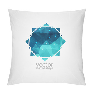 Personality  Abstract Polygonal Shape. Pillow Covers