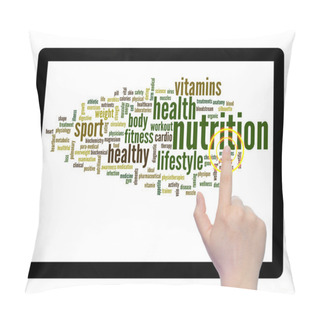 Personality  Nutrition Word Cloud Pillow Covers