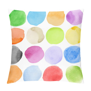 Personality  Watercolor Circles Pillow Covers