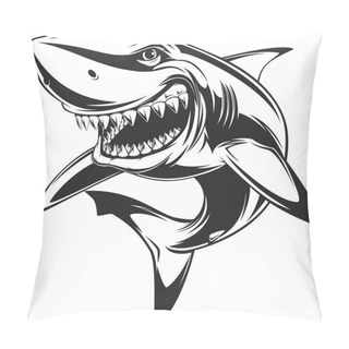 Personality  White Shark Pillow Covers