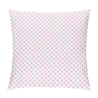 Personality  Light Pink And White Small Polka Dots Pattern Repeat Background Pillow Covers