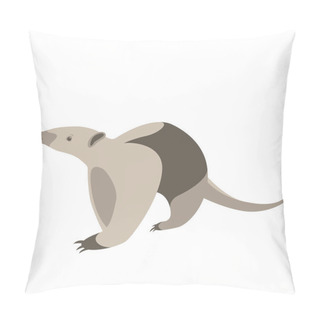 Personality   Anteater  Vector Illustration Flat Style  Profile Side Pillow Covers