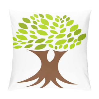 Personality  Tree With Roots Pillow Covers