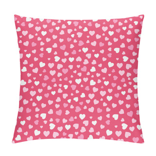 Personality  Seamless Valentine Red Background Pillow Covers