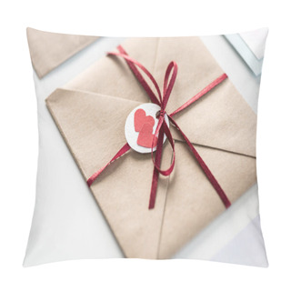 Personality  Envelope With Tag With Hearts Pillow Covers