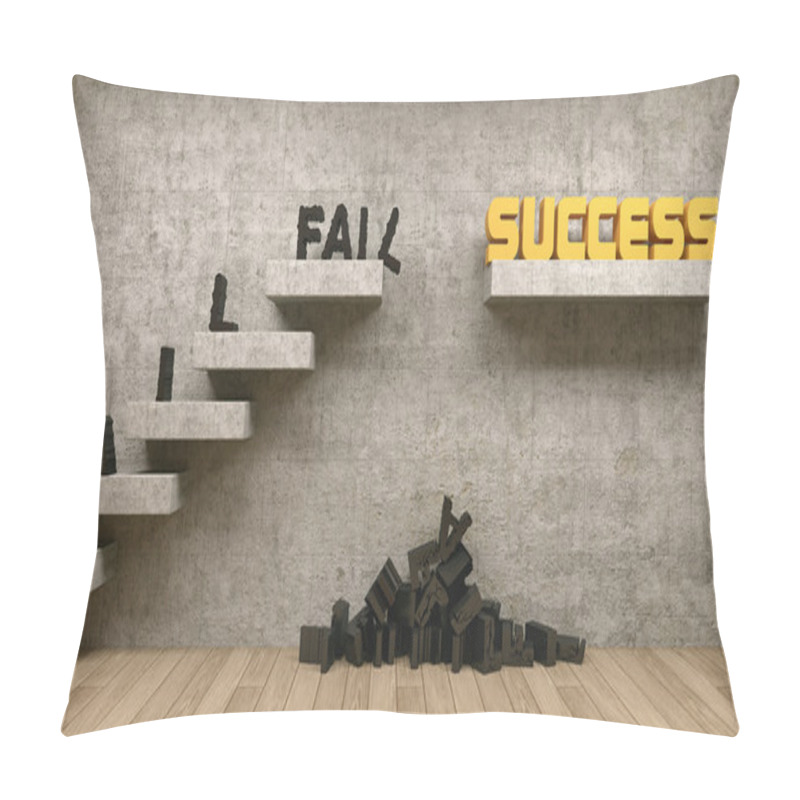Personality  Achieving Success Through Obstacles And Difficult Way Pillow Covers