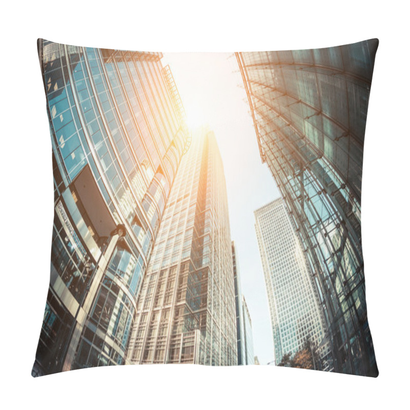 Personality  Canary Wharf, Financial District In London Pillow Covers