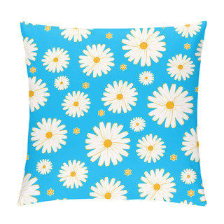 Personality  Seamless Daisies Pattern Pillow Covers
