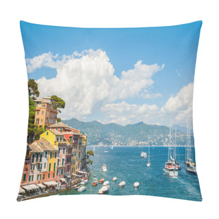 Personality  Beautiful Sea Coast In Portofino, Italy Pillow Covers