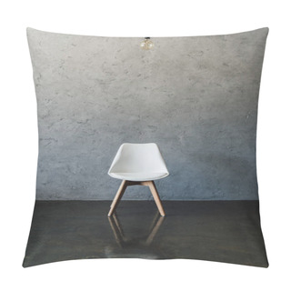 Personality  Electric Bulb And Chair At Empty Room Pillow Covers