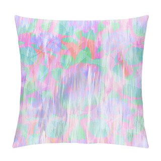 Personality  Psychedelic Floral Abstract Watercolor Pattern Seamless Repeating Background Pillow Covers
