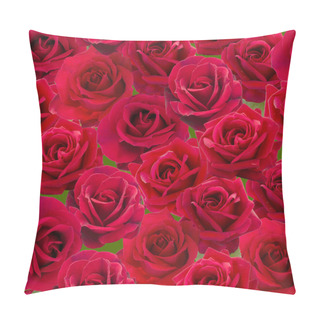 Personality  Red Roses Seamless Pattern Pillow Covers