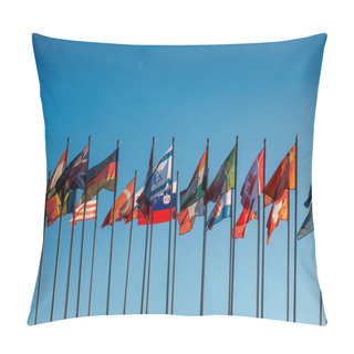 Personality  Flags Of The World Pillow Covers