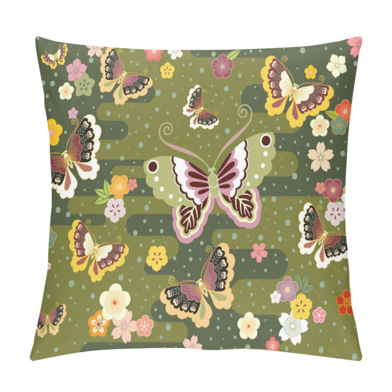Personality  Butterflies and flowers pillow covers