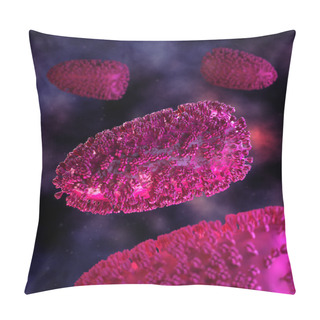 Personality  Rabies Cell - In Fluid Pillow Covers