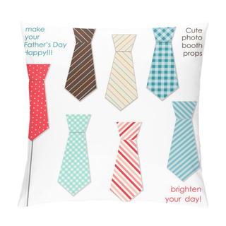 Personality  Booth Props Of Men Ties Pillow Covers