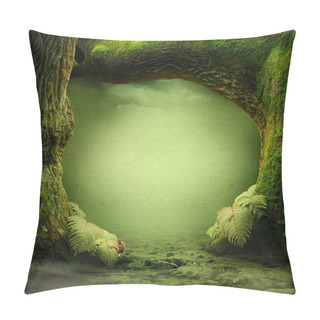 Personality  Forest Background Pillow Covers