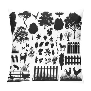 Personality  Farm Silhouettes Pillow Covers
