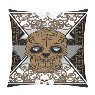 Personality  Sugar Skull Pillow Covers