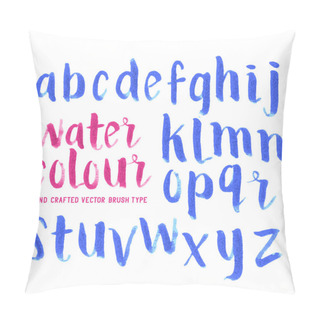 Personality  Watercolour Brush Letters Pillow Covers