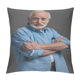 Personality  Senior Bearded Man Pillow Covers