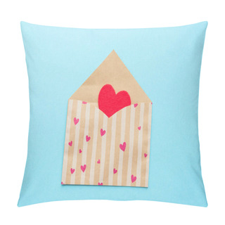 Personality  Open Envelope With Red Heart Pillow Covers