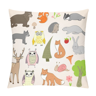 Personality  Forest  Animals Pillow Covers