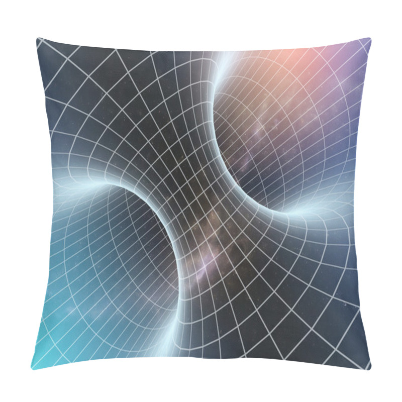 Personality  Cosmic Wormhole, Space Travel Pillow Covers