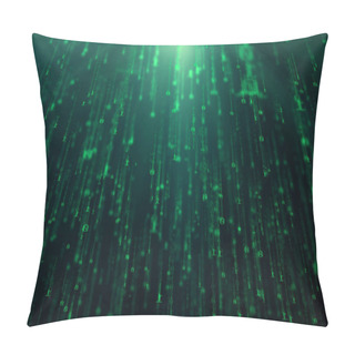 Personality  Data Rain With Light Pillow Covers