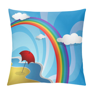Personality  Cartoon Beach Pillow Covers