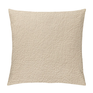 Personality  Light Beige Leather Texture Background With Pattern, Closeup Pillow Covers