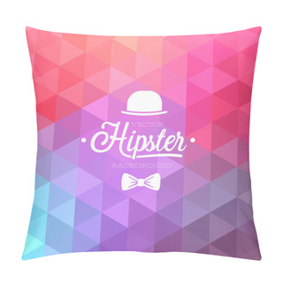Personality  Hipster Background. Pillow Covers